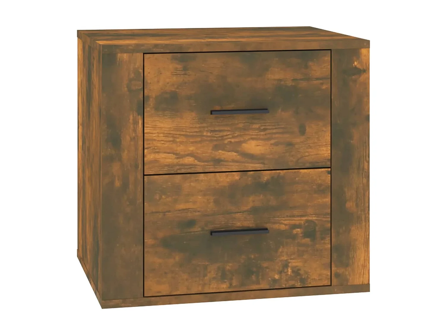 Melinda  Table de chevet Chêne fumé 50x39x47 cm