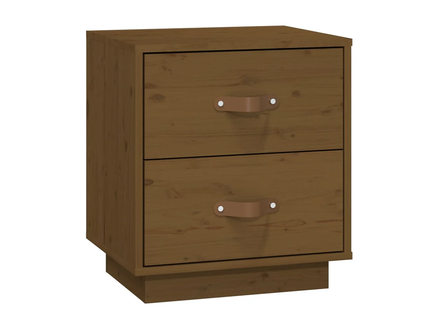 Jean-Marc   Tables de chevet 2 pcs Marron miel 40x34x45 cm Bois pin massif