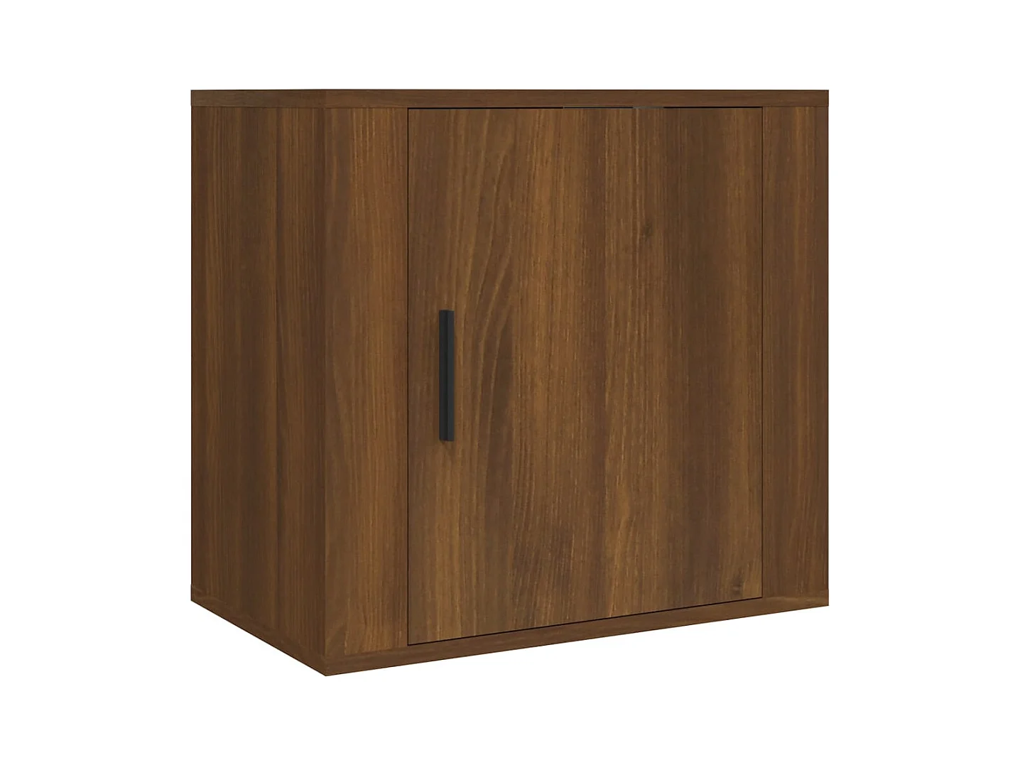 Almond  Nachtkastje wandgemonteerd 50x30x47 cm bruin eikenkleur