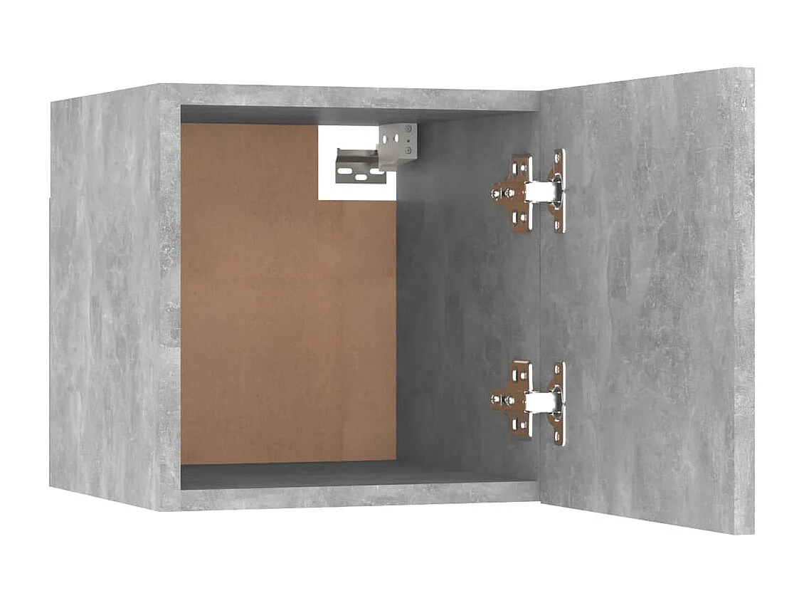 Tarpon Springs  Nachtkastjes 2 st 30,5x30x30 cm spaanplaat betongrijs