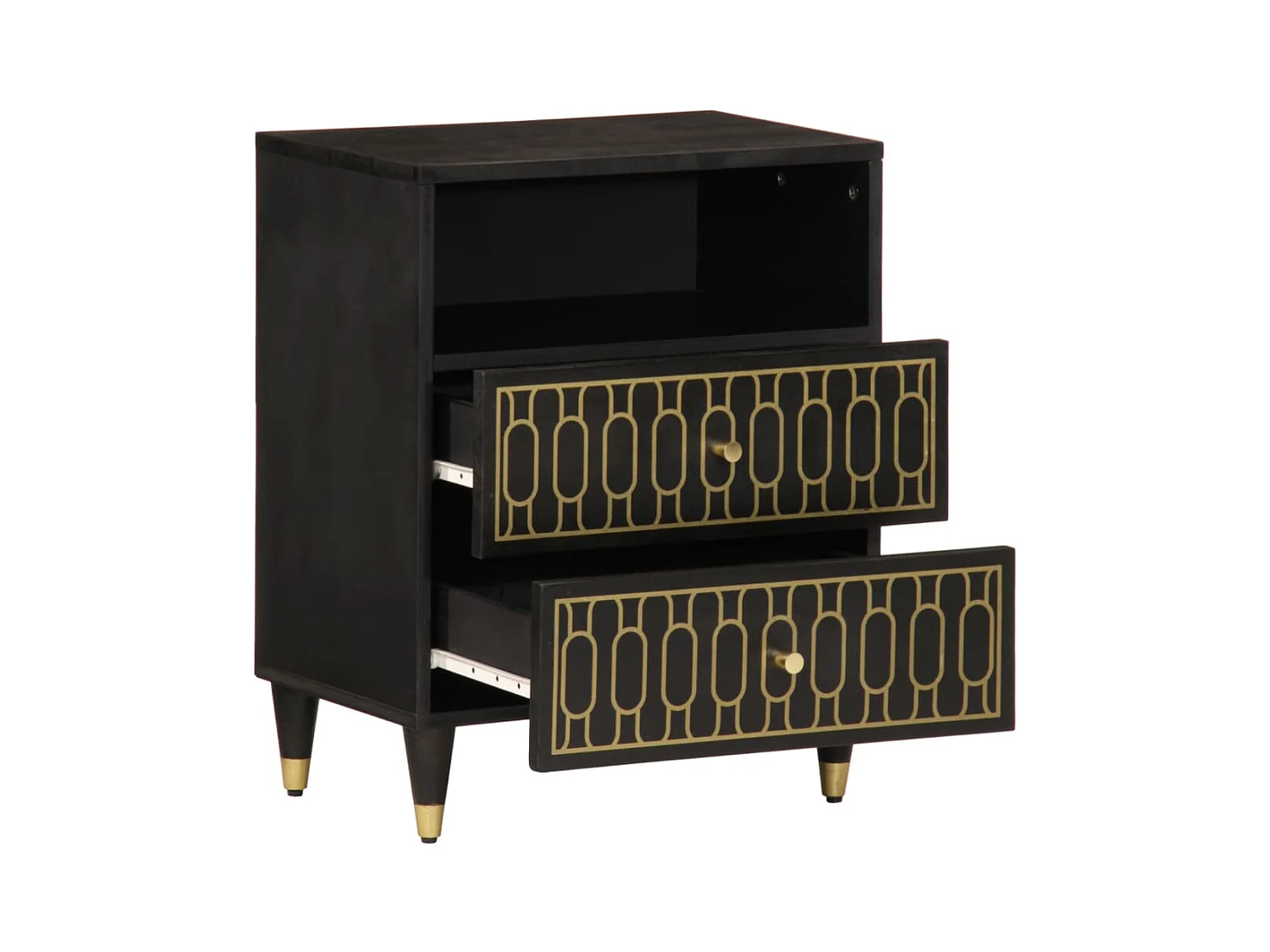 Parker  Table de chevet 50x33x60 cm bois de manguier massif