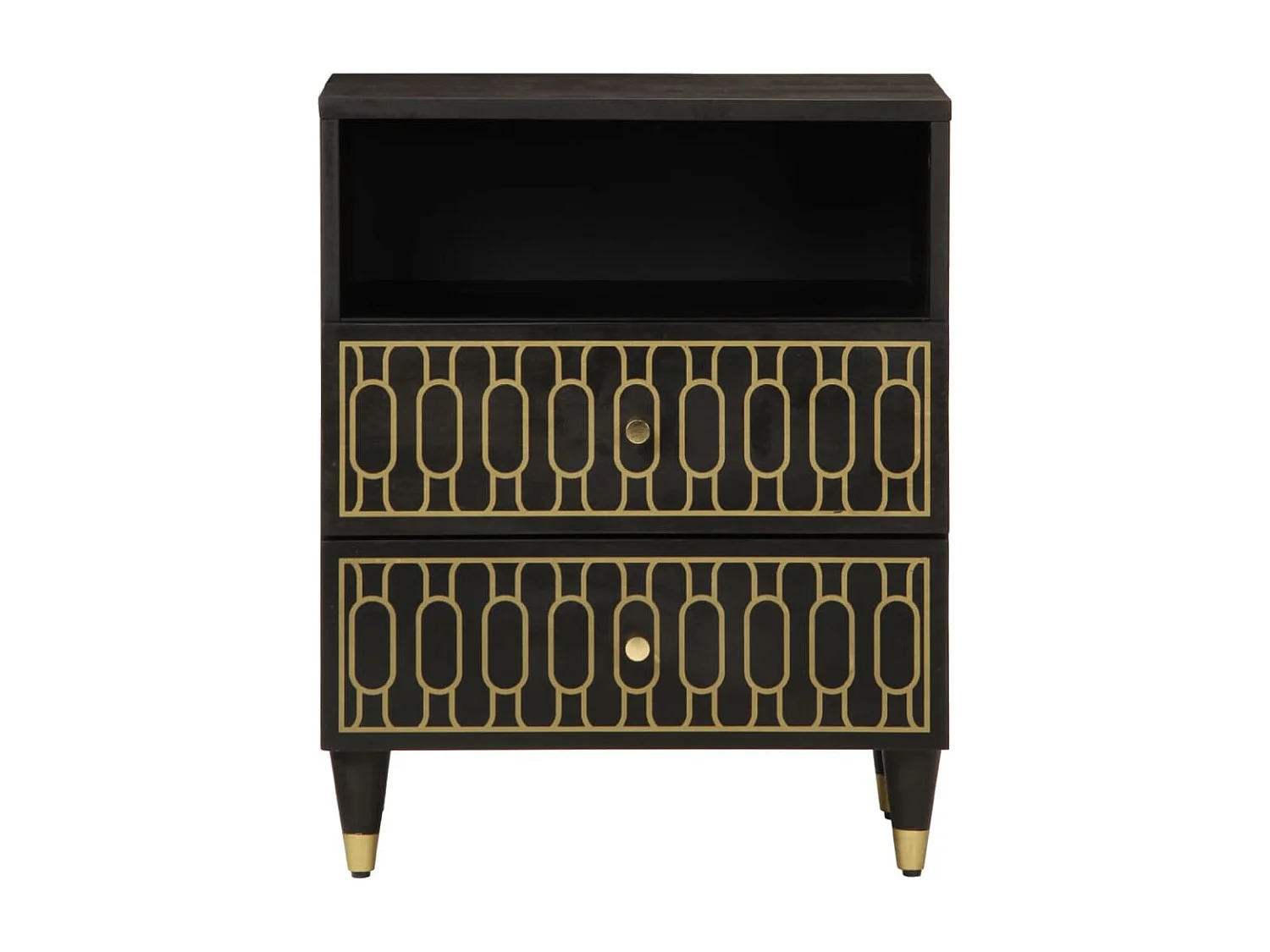 Parker  Table de chevet 50x33x60 cm bois de manguier massif