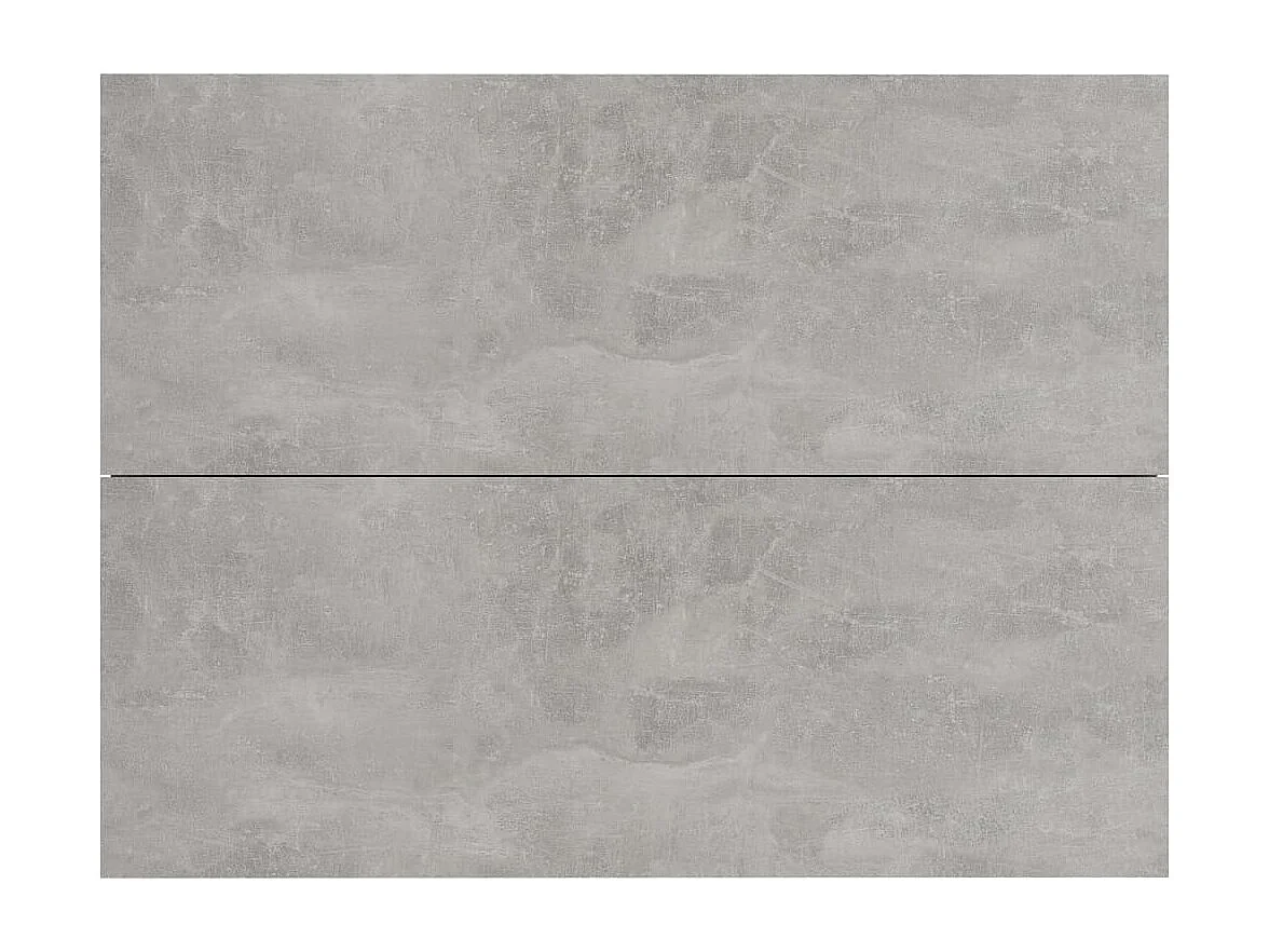 Ylöjärvi  Mesita de noche madera contrachapada gris hormigón 40x30x30 cm