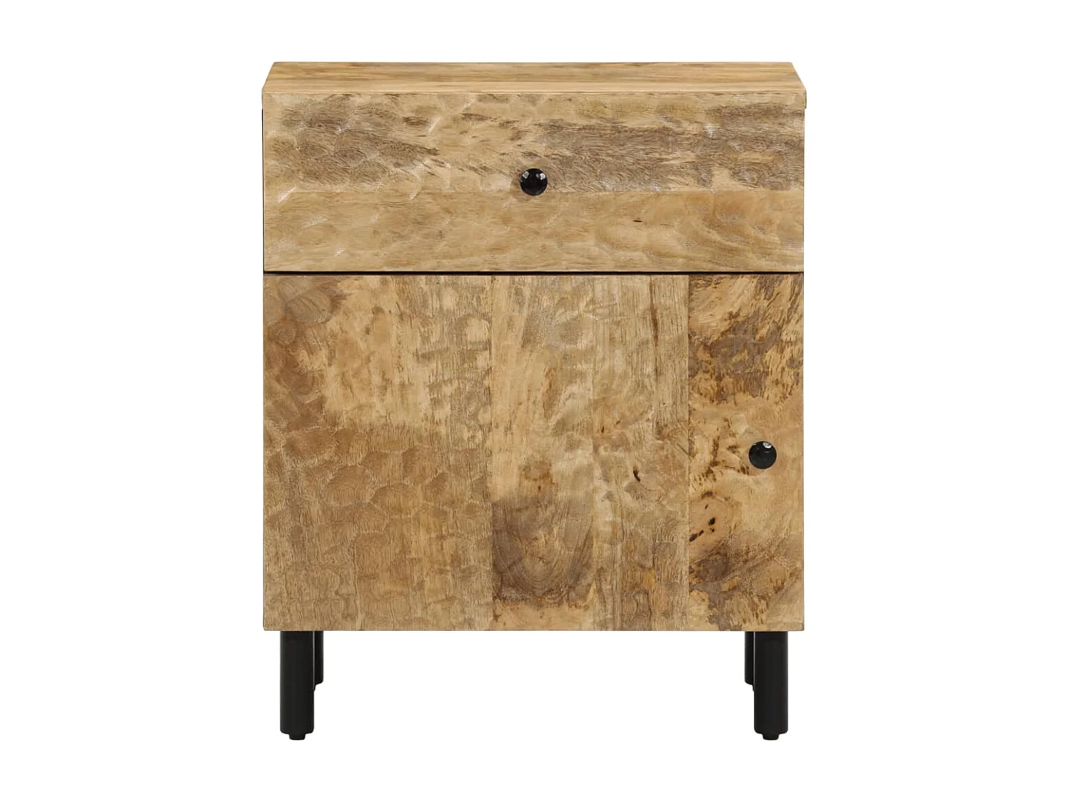 Wyrinna  Table de chevet 50x33x60 cm bois de manguier massif
