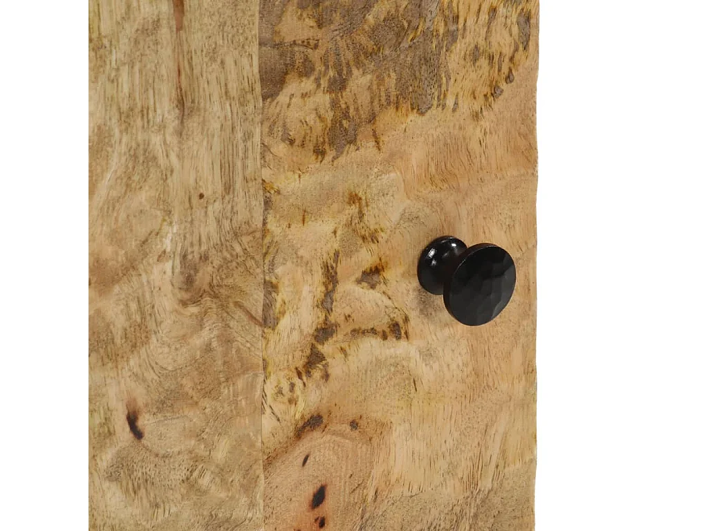 Wyrinna  Table de chevet 50x33x60 cm bois de manguier massif