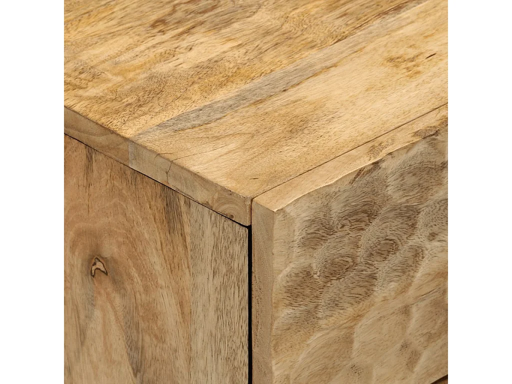 Wyrinna  Nachttisch 50x33x60 cm Massivholz Mango