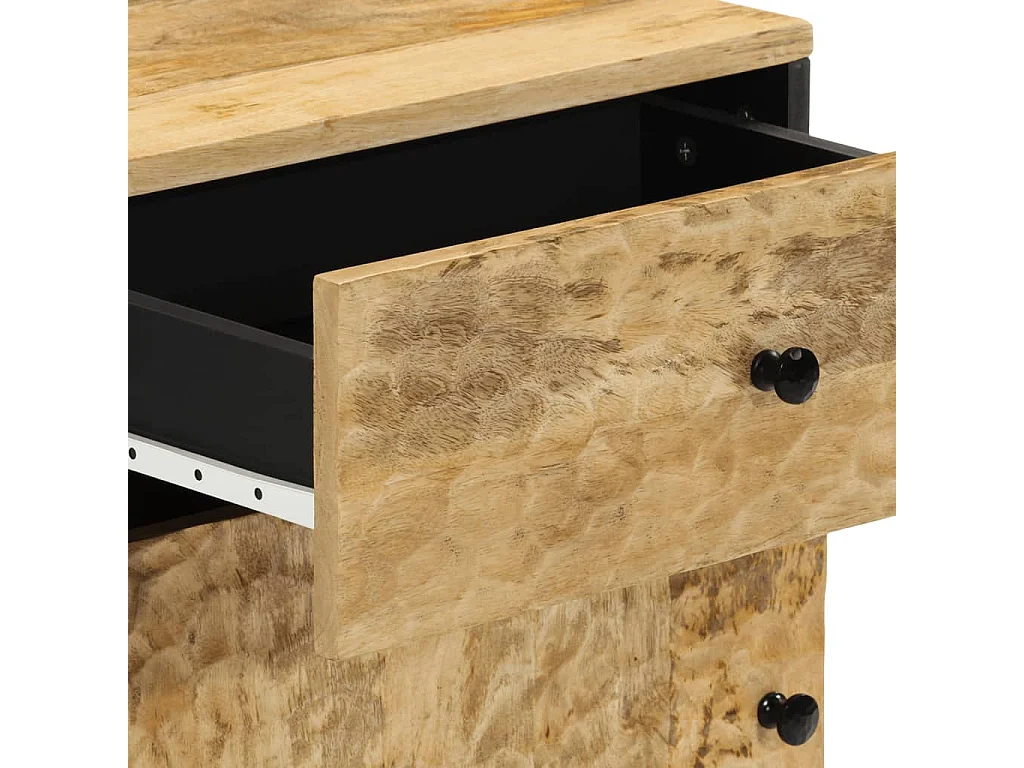 Wyrinna  Nachttisch 50x33x60 cm Massivholz Mango