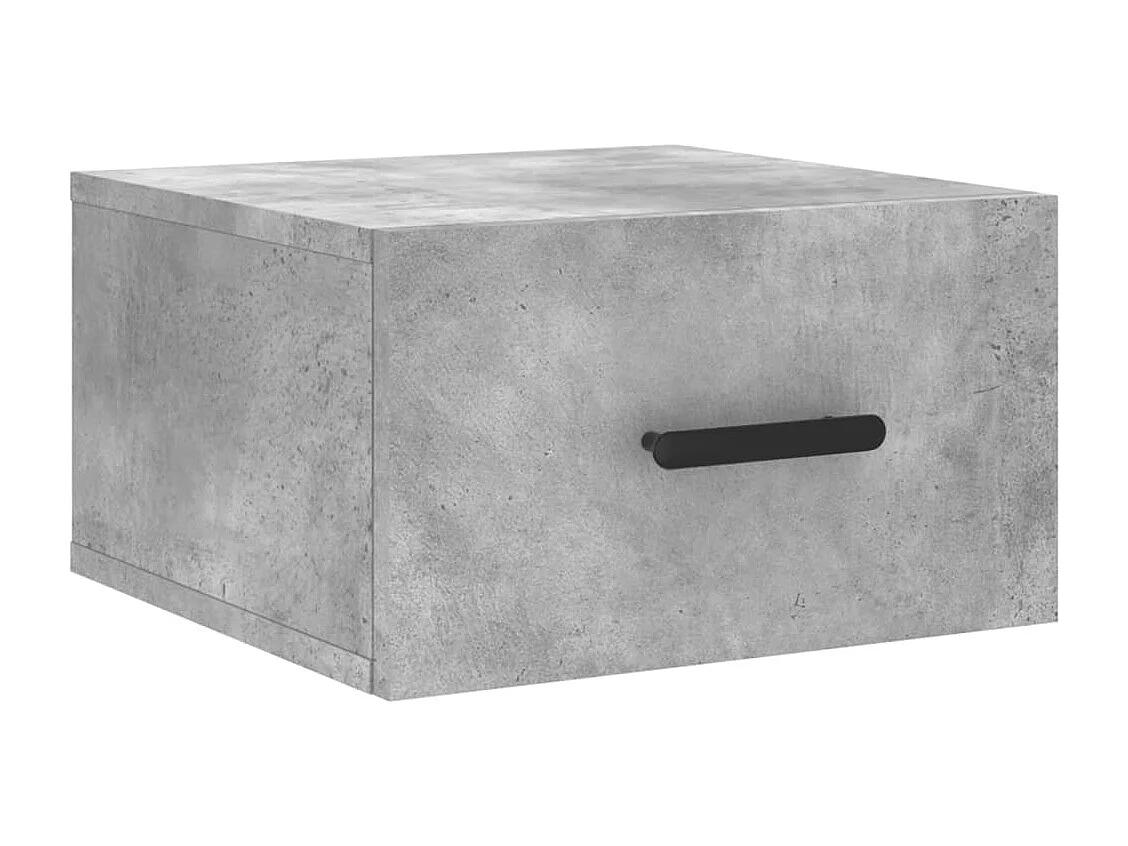 Cataula  Nachtkastjes 2 st wandgemonteerd 35x35x20 cm betongrijs