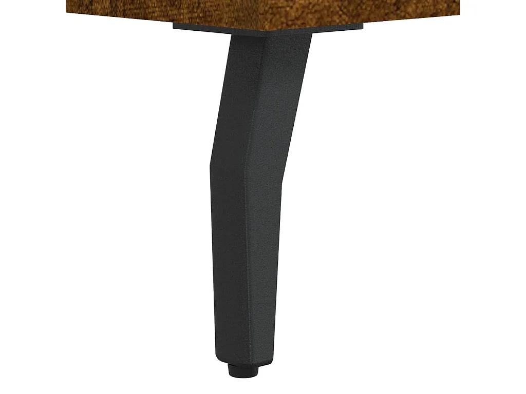 Hansa  Mesita de noche madera de ingeniería roble ahumado 40x40x66 cm