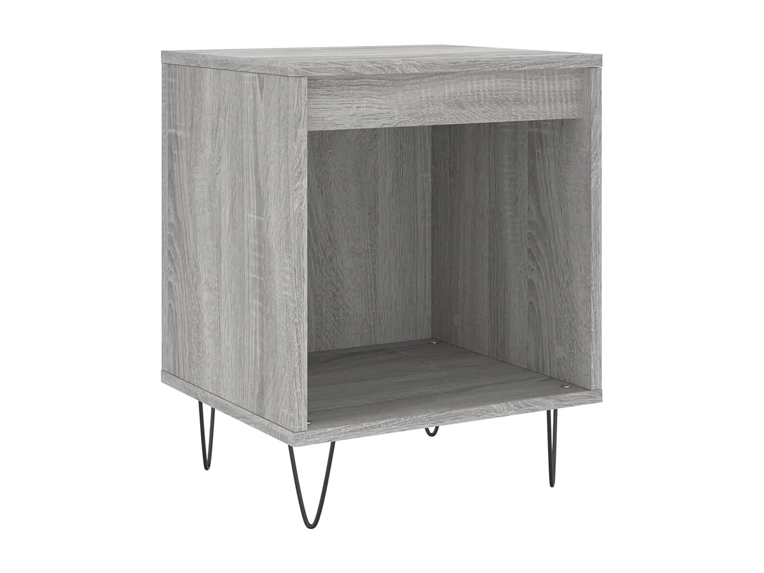 Sander  Table de chevet sonoma gris 40x35x50 cm bois d’ingénierie