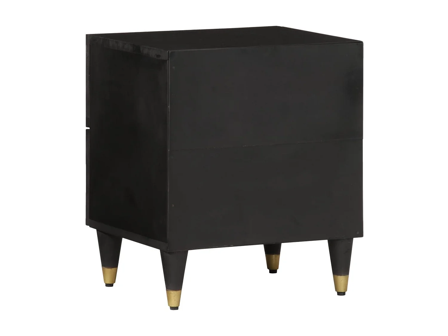 Fryrda  Table de chevet 40x33x46 cm Bois de manguier solide