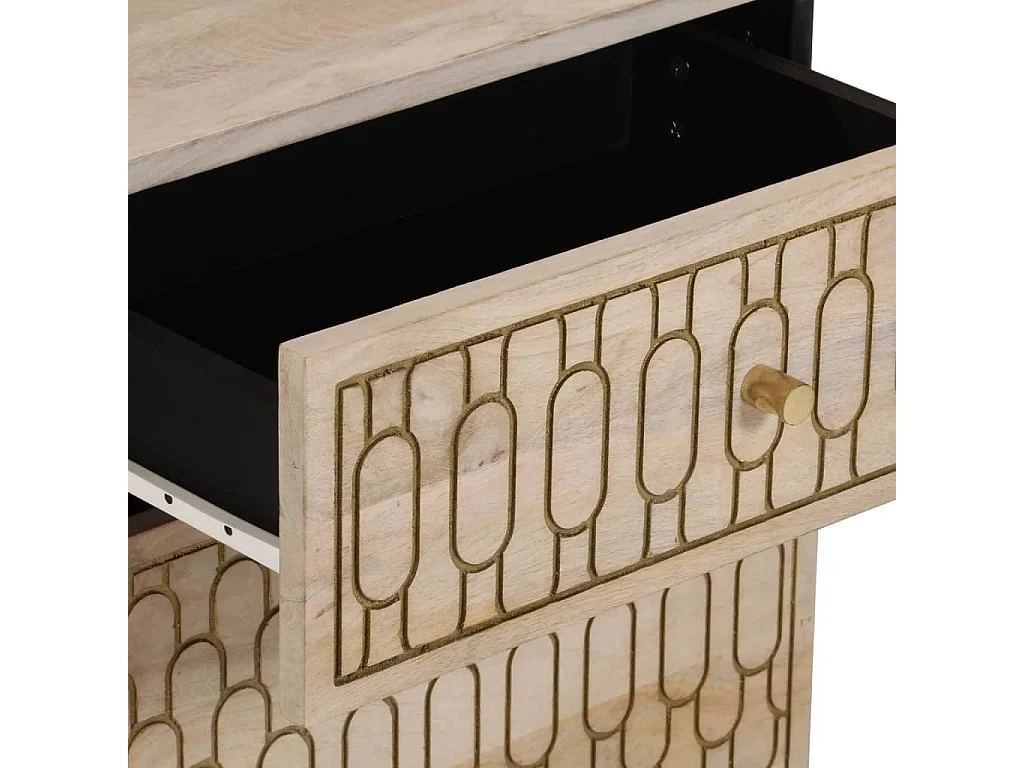 Faelor  Nachtkastje 50x33x60 cm massief mangohout