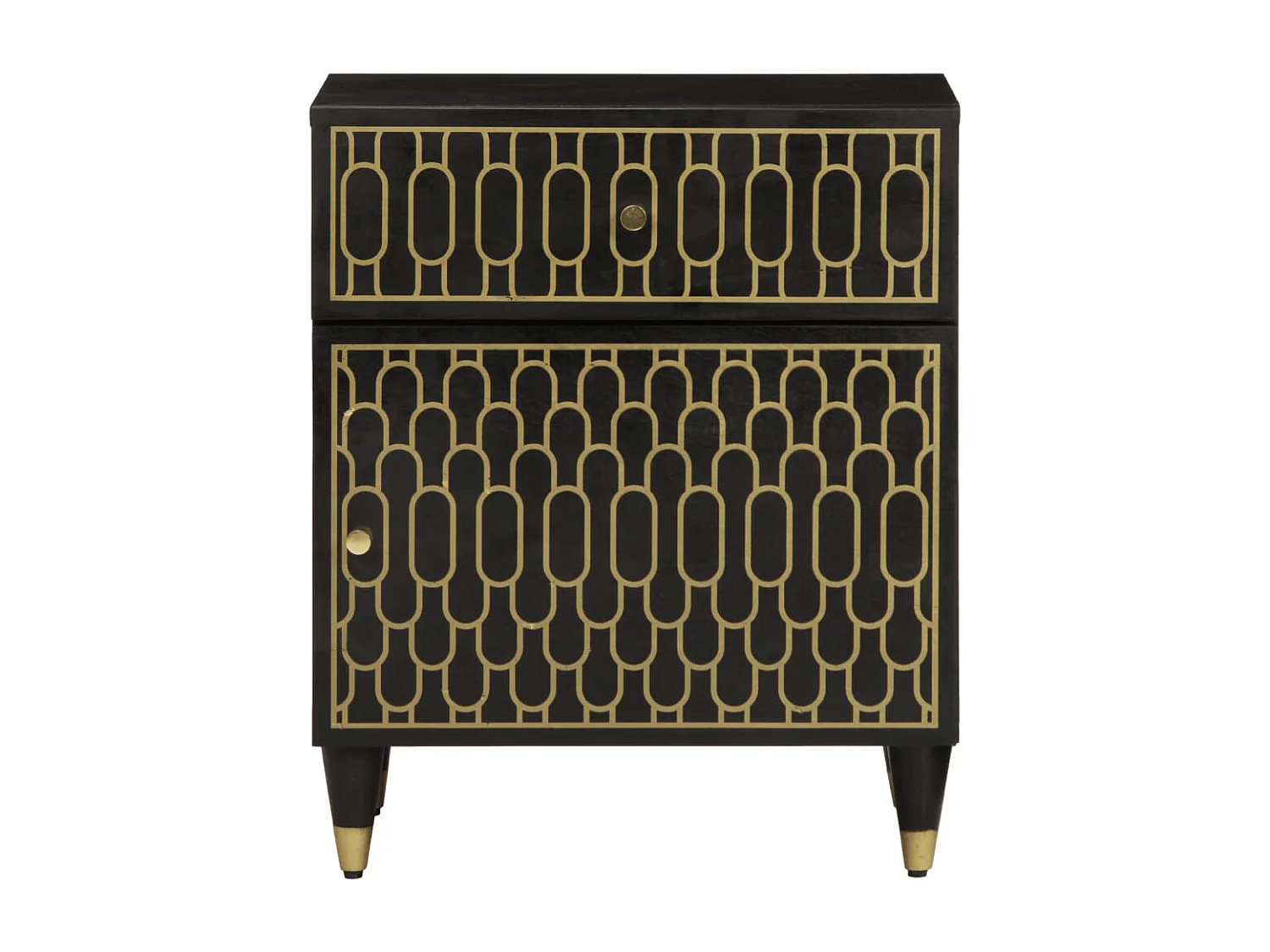 Faelor  Nachttisch 50x33x60 cm Massivholz Mango