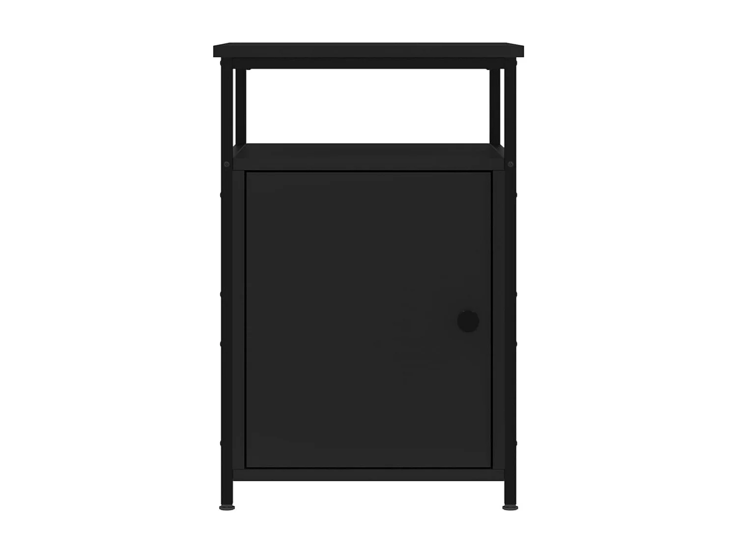 Alfred Ray  Nachttisch Schwarz 40x42x60 cm Holzwerkstoff