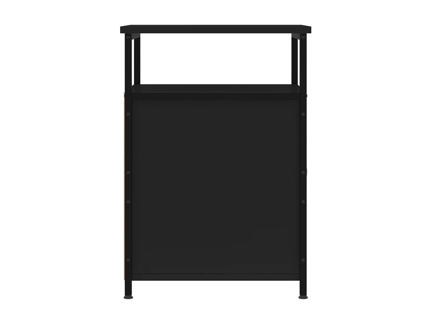 Alfred Ray  Nachttisch Schwarz 40x42x60 cm Holzwerkstoff