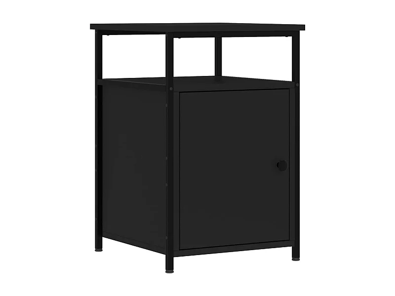 Alfred Ray  Nachttisch Schwarz 40x42x60 cm Holzwerkstoff