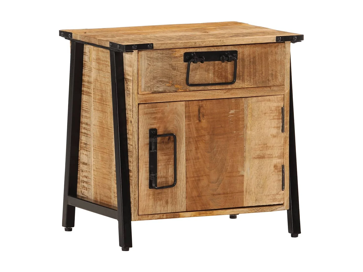 Garden Furniture -  Table de chevet 40x30x42 cm bois de manguier massif