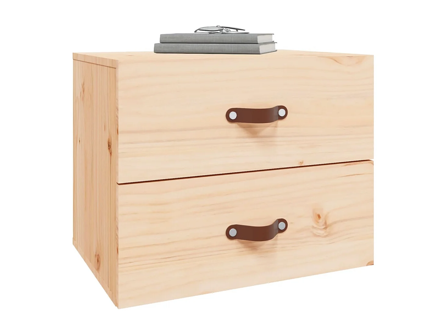 Elmont  Table de chevet murale 50x36x40 cm