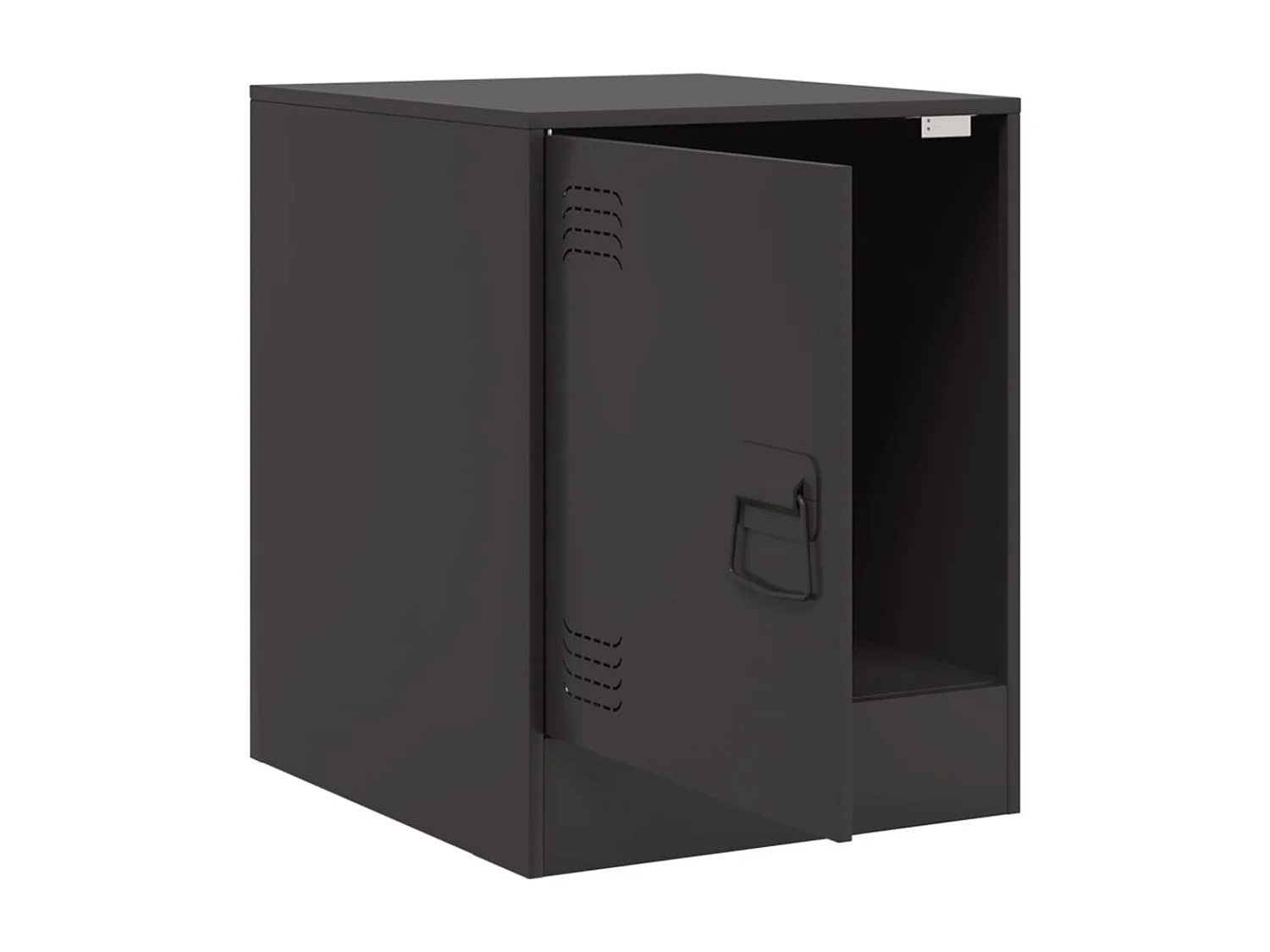 Dewy  Tables de chevet 2 pcs noir 34,5x39x44 cm acier