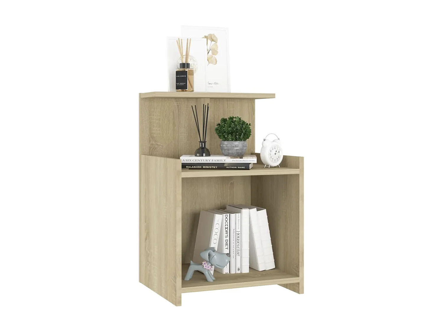 Chad  Table de chevet Chêne sonoma 40x35x60 cm Aggloméré