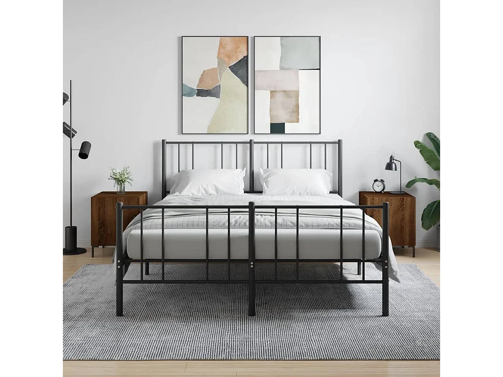 Emarente  Nachtkastjes 2 st 40x40x50 cm bewerkt hout bruin eikenkleur