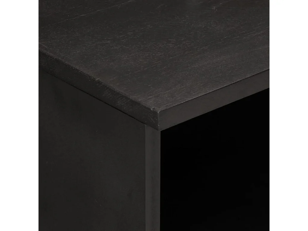 Ingebrigt  Mesita de noche de madera maciza de mango 40x33x46 cm