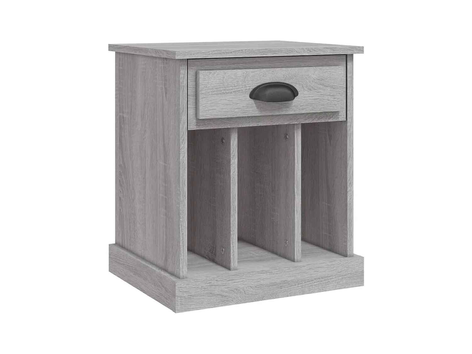 Verónica Paz  Table de chevet sonoma gris 43x36x50 cm