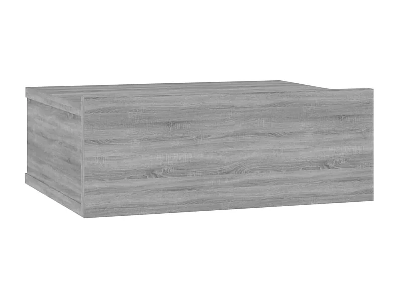 Stanford  Table de chevet flottante Sonoma gris 40x30x15 cm