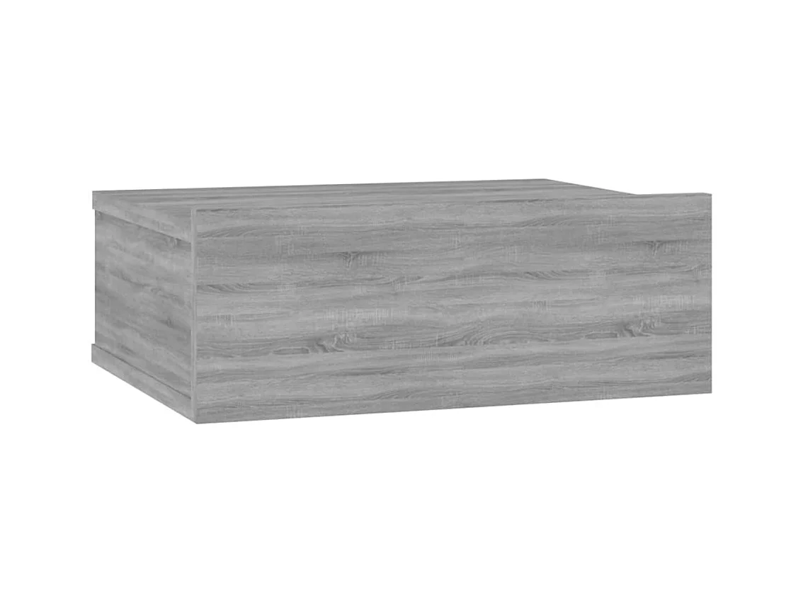 Stanford  Table de chevet flottante Sonoma gris 40x30x15 cm
