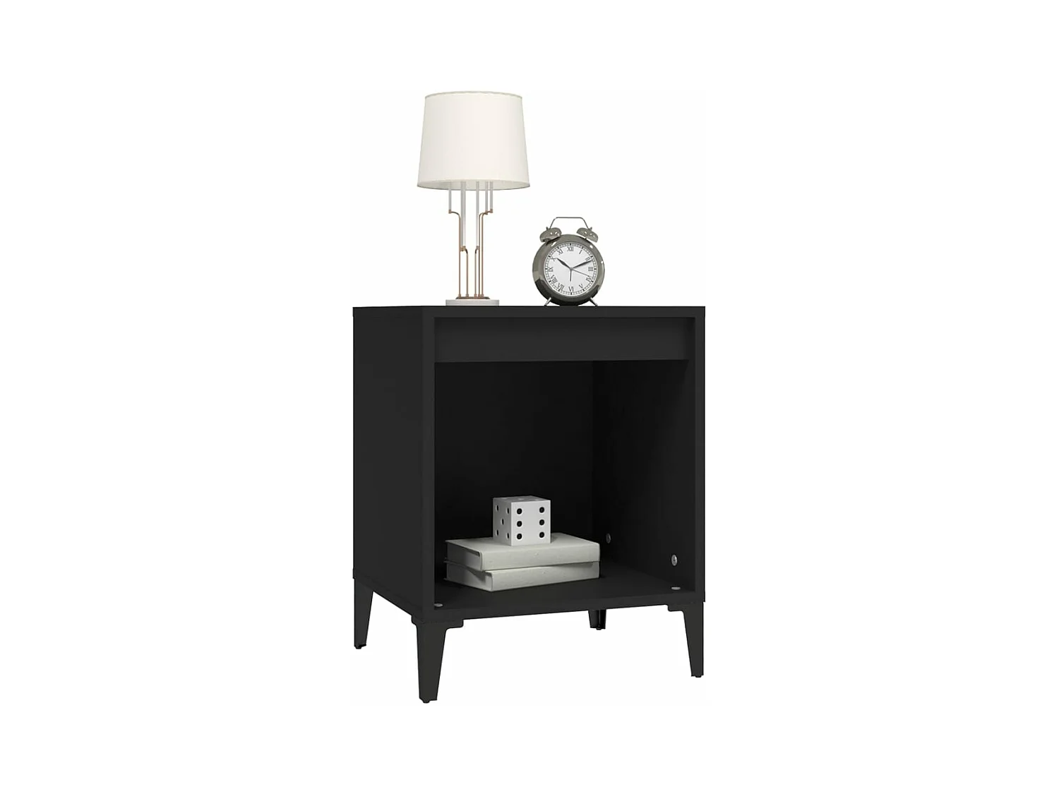 Hartford  Tables de chevet 2 pcs Noir 40x35x50 cm