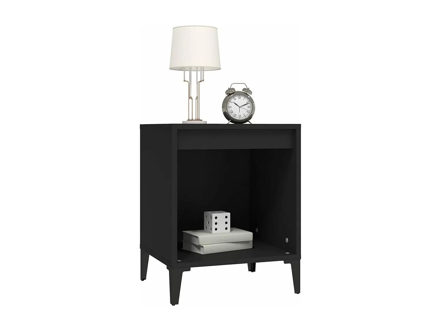 Hartford  Tables de chevet 2 pcs Noir 40x35x50 cm