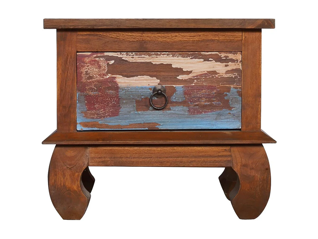 Garden Furniture -  Table de chevet 45x35x40 cm Bois de teck de récupération