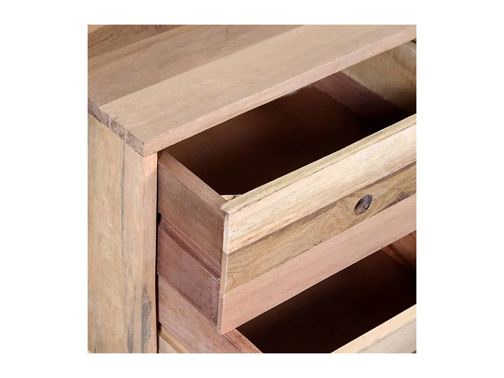 Garden Furniture -  Table de chevet Bois de récupération massif