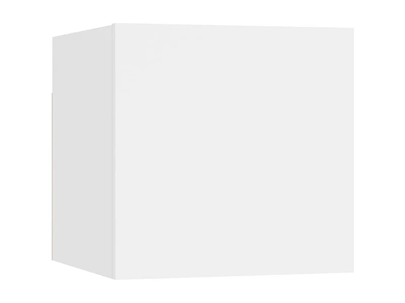 Tarpon Springs  Table de chevet Blanc 30,5x30x30 cm Bois d'ingénierie