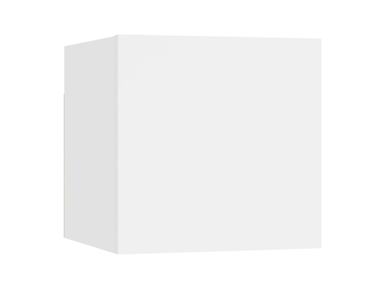 Tarpon Springs  Nachtkastje 30,5x30x30 cm spaanplaat wit