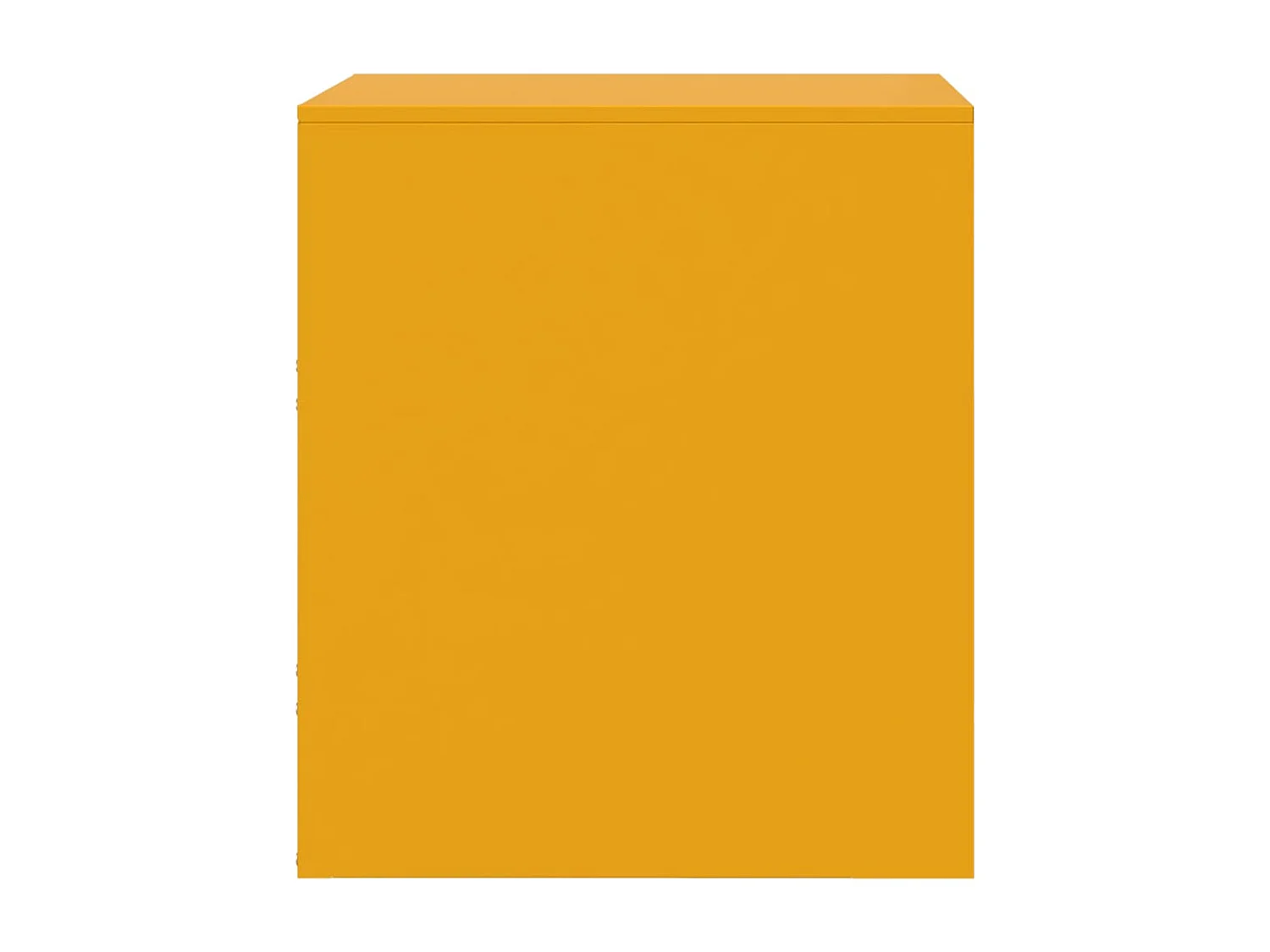 Groton  Table de chevet jaune 34,5x39x44 cm acier