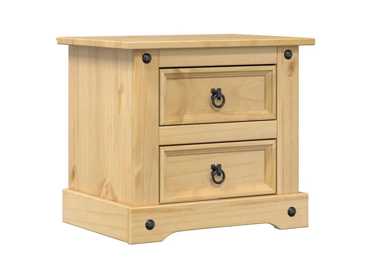 Garden Furniture -  Comodino Corona 53x39x50 cm in Legno Massello di Pino