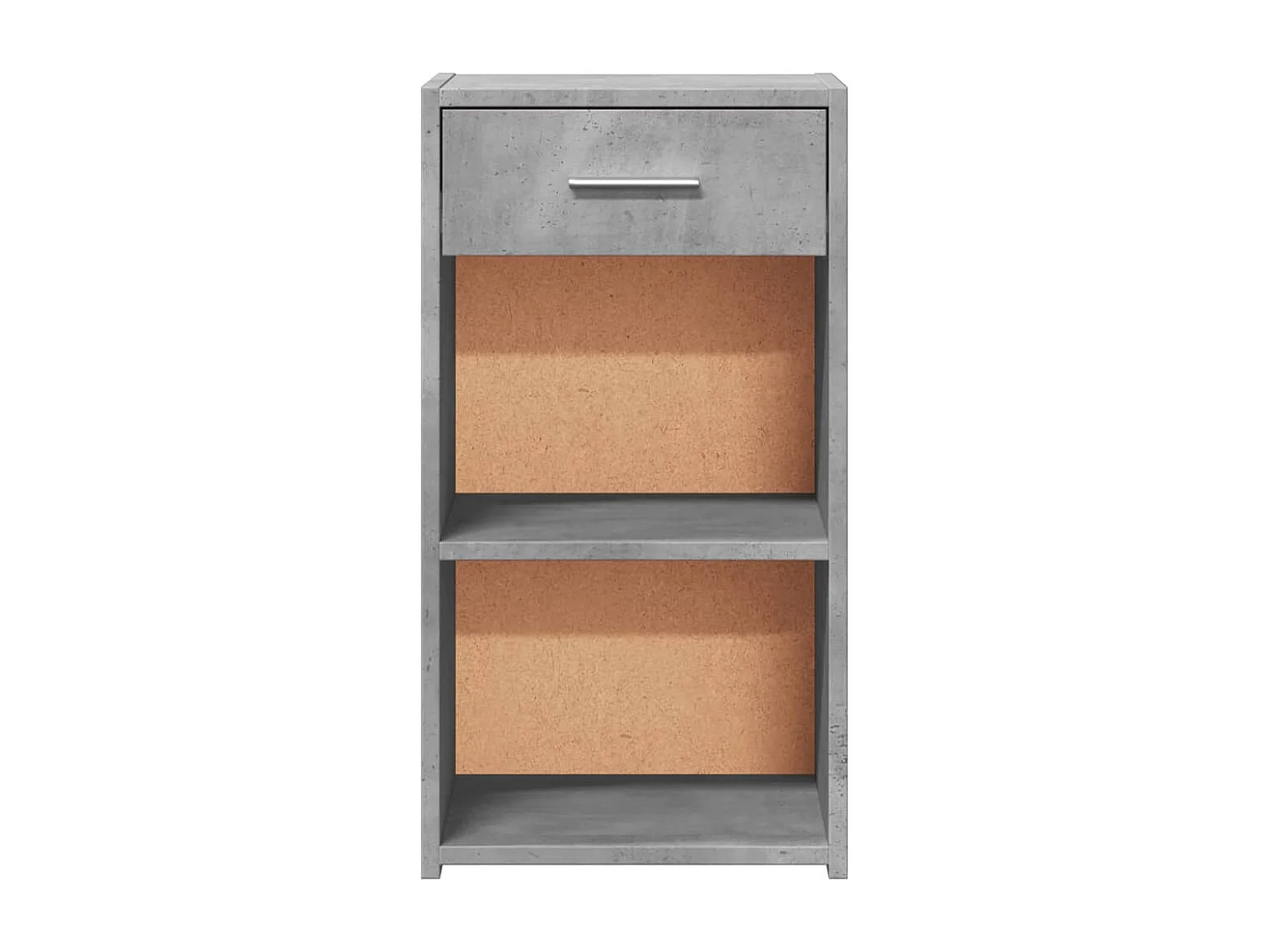 Ragna  Nachtkastjes 2 st 35x34x65 cm bewerkt hout betongrijs