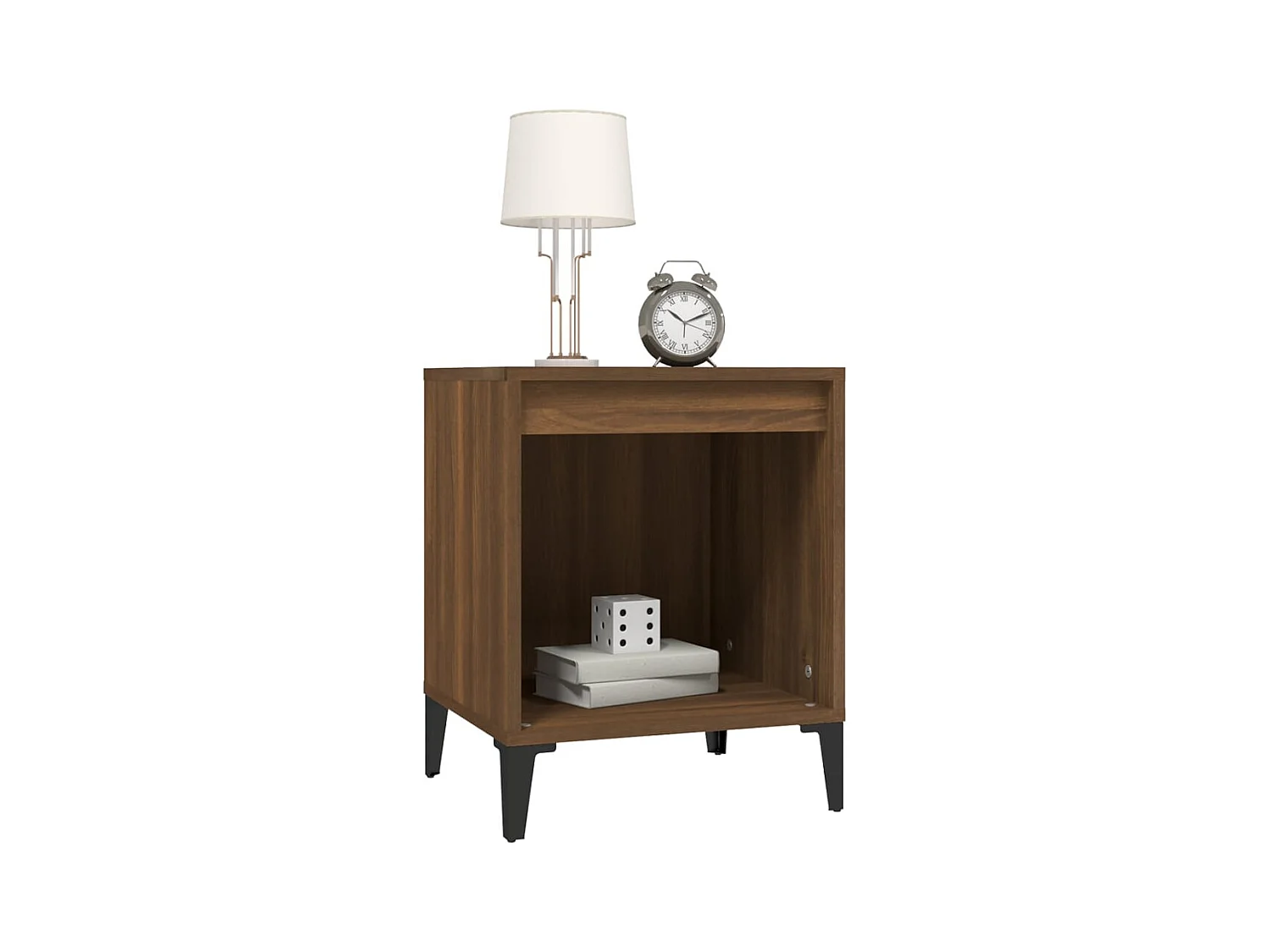 Hartford  Nachtkastjes 2 st 40x35x50 cm bruin eikenkleur