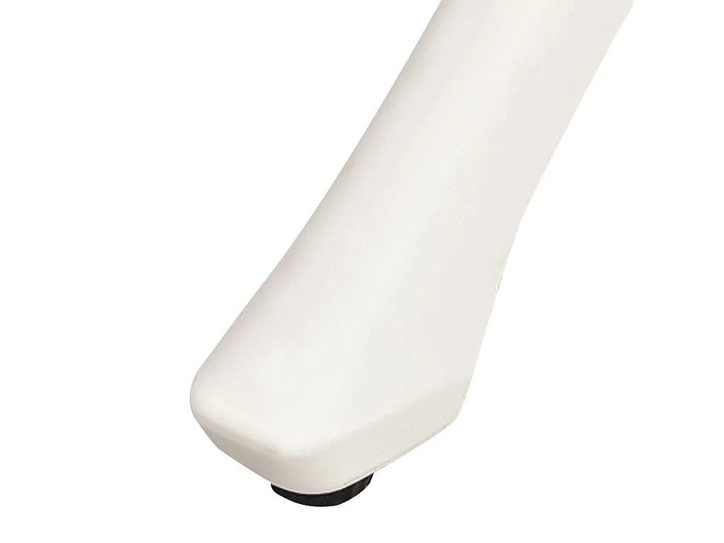 Karlstad  Gartentisch Weiß 90x90x74 cm Aluminiumguss