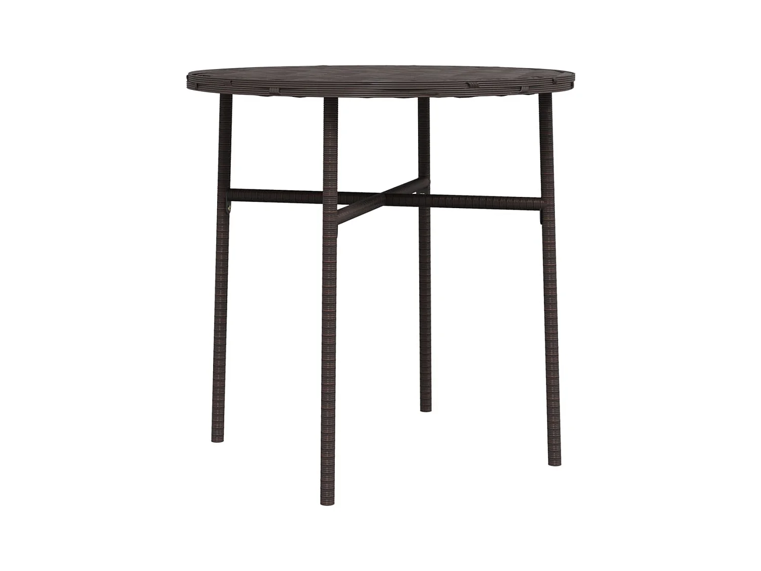 Bladensburg  Salontafel 45 cm poly rattan bruin