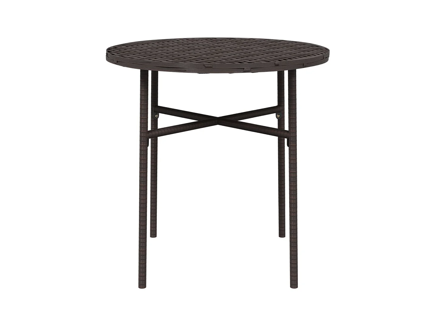 Bladensburg  Salontafel 45 cm poly rattan bruin