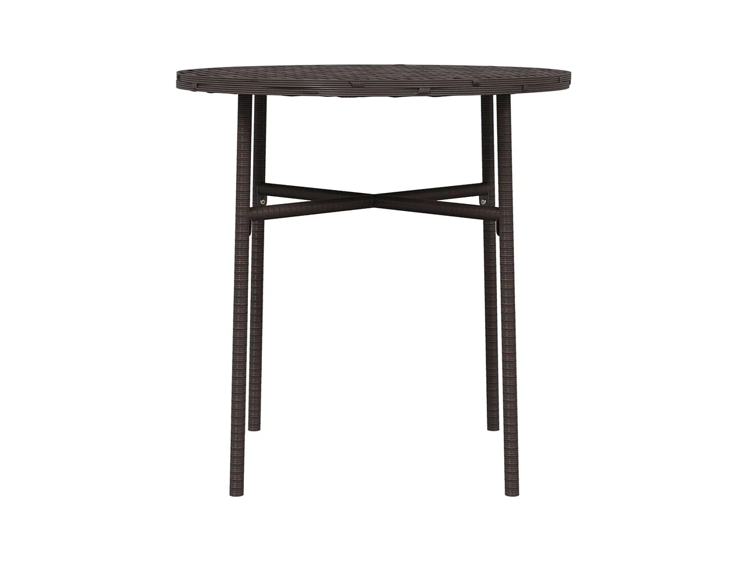 Bladensburg  Salontafel 45 cm poly rattan bruin