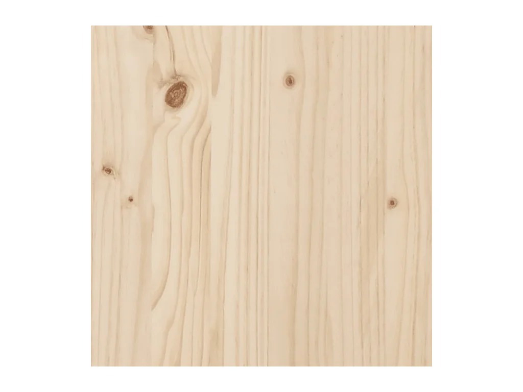 Sibrand  Table de jardin 121x82,5x110 cm bois massif de pin