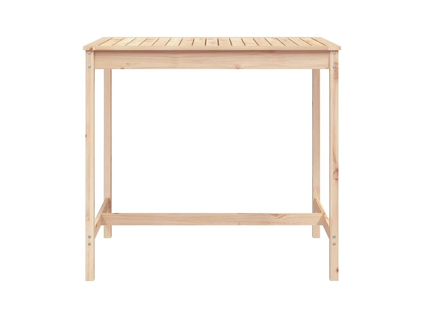 Sibrand  Gartentisch 121x82,5x110 cm Massivholz Kiefer