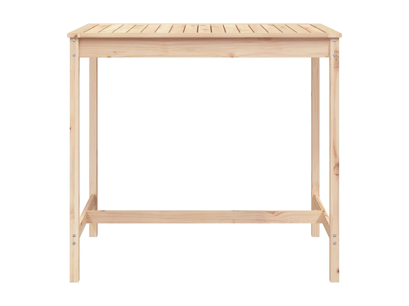Sibrand  Table de jardin 121x82,5x110 cm bois massif de pin