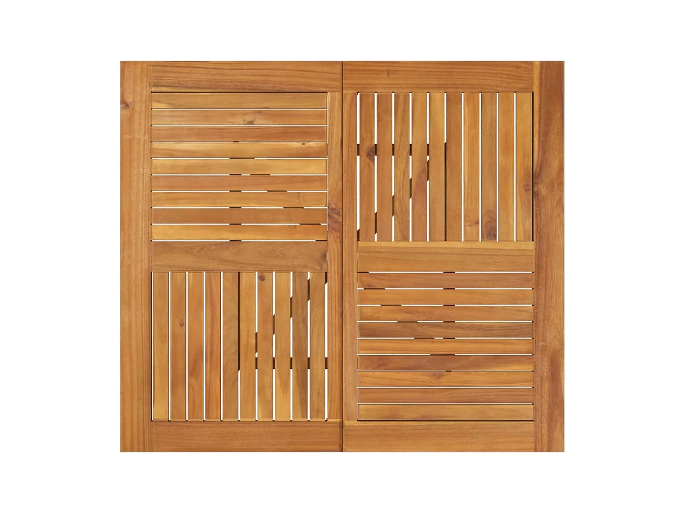 Thuin  Gartentisch 85x85x75 cm Massivholz Akazie
