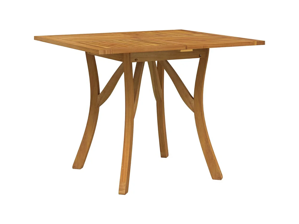 Thuin  Gartentisch 85x85x75 cm Massivholz Akazie