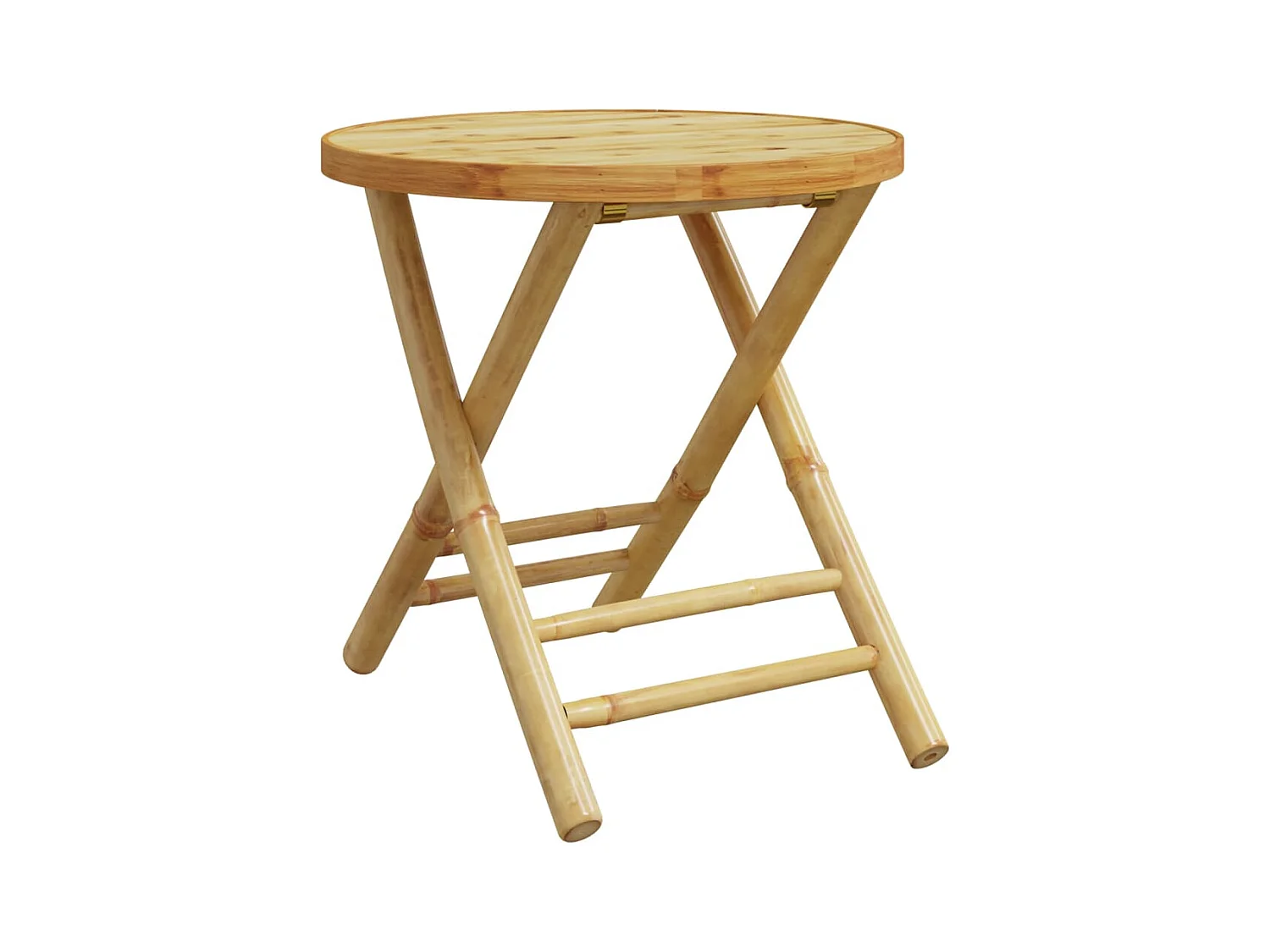 Marie-Thérèse  Table de jardin pliable Ø45x45 cm bambou