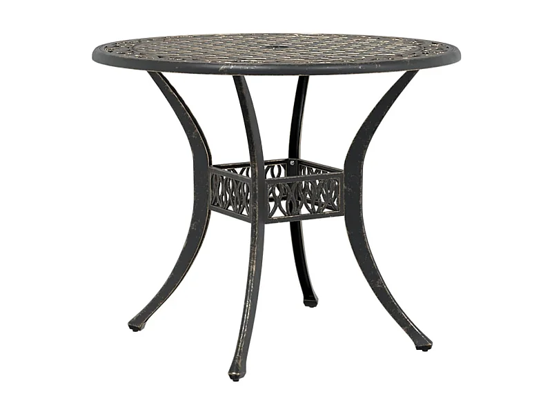 Lyda  Gartentisch Bronzen Ø90x75 cm Aluminiumguss